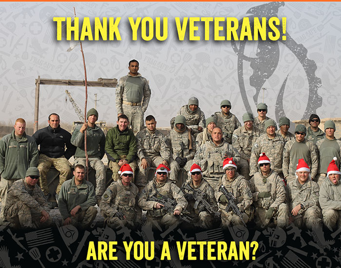 Thank you veterans